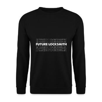 Conception des futurs employés clés des services d’urgence - Sweat-shirt Unisexe - noir - Devant - Alina (178cm) & Michal (187cm)