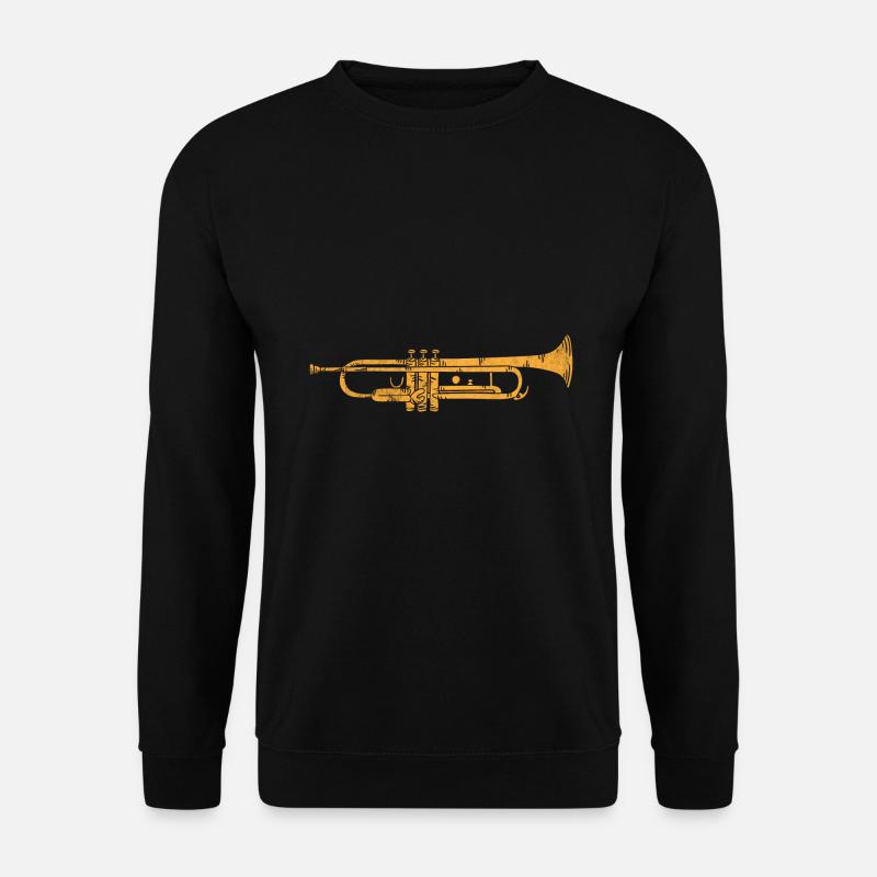 Trompete - Unisex Pullover - Schwarz