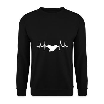 Fossil Archaeology Design Fossils Fossil Hunters - Unisex Sweatshirt - black - Front - Alina (178cm) & Michal (187cm)