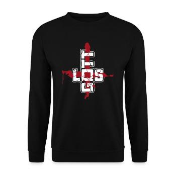 gottlos - Unisex Pullover - Schwarz - Vorne - Alina (178cm) & Michal (187cm)