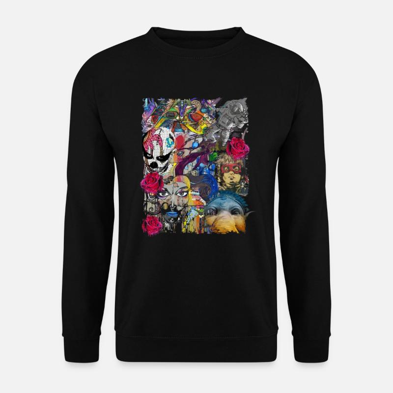 Pop-Art - Unisex Pullover - Schwarz