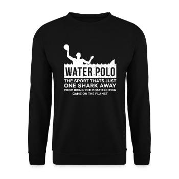 Water-polo - Sweat-shirt Unisexe - noir - Devant - Alina (178cm) & Michal (187cm)