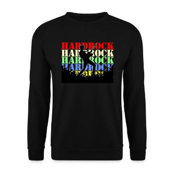 Hardrock Rock - Unisex Sweatshirt - black - Front - Alina (178cm) & Michal (187cm)