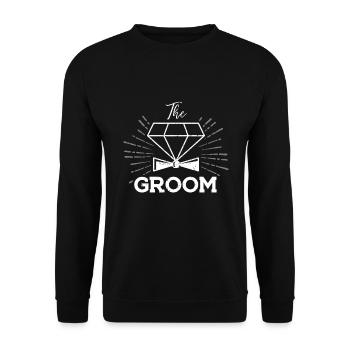 Le marié - Sweat-shirt Unisexe - noir - Devant - Alina (178cm) & Michal (187cm)