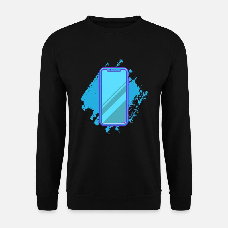 Smartphone, geschenk handy tablet telefon gaming - Unisex Pullover - Schwarz
