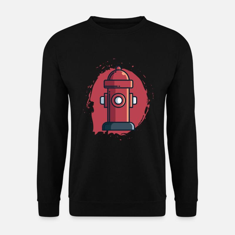 Hydrant Gift, extinction d'incendies d'eau des pompiers - Sweat-shirt Unisexe - noir