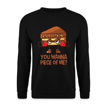 Cake boxes, gift pastry tart pastry - Unisex Sweatshirt - black - Front - Alina (178cm) & Michal (187cm)
