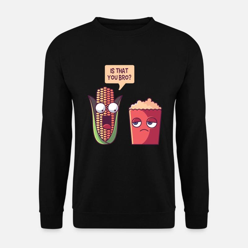 Popcorn - Unisex Sweatshirt - black