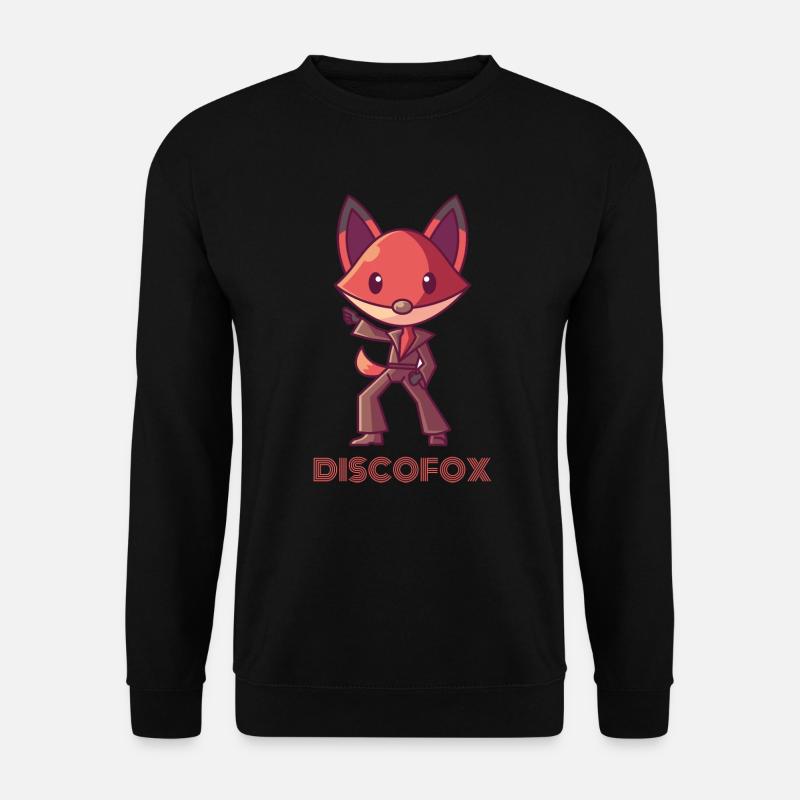 Discofox, fuchs tanzen tänzer disco - Unisex Pullover - Schwarz