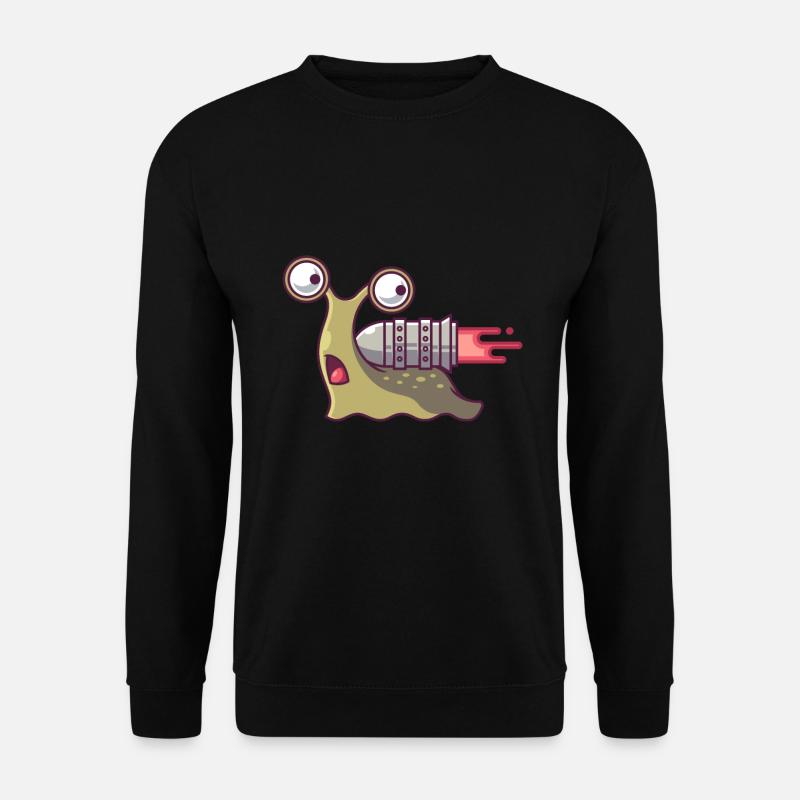 Rocket-powered snail - Unisex Sweatshirt - black