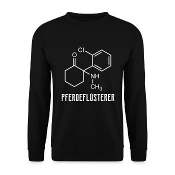 Horse Whisperers, Ketamine Keta Drugs Shoot - Unisex Sweatshirt - black - Front - Alina (178cm) & Michal (187cm)