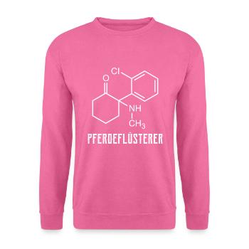 Pferdeflüsterer, ketamin keta drogen ballern - Unisex Pullover - Pink - Vorne