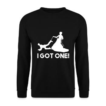 J'en ai un, cadeau de mariage mariée marié - Sweat-shirt Unisexe - noir - Devant - Alina (178cm) & Michal (187cm)