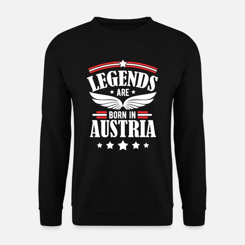 Österreich - Unisex Pullover - Schwarz