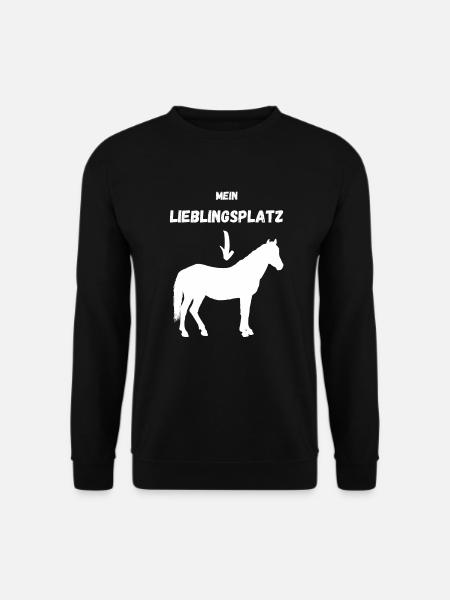 Mein Lieblingsplatz - Unisex Pullover - Schwarz