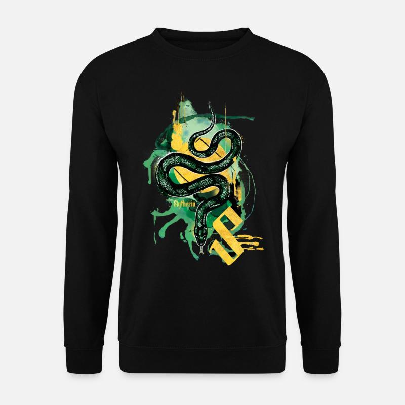 Harry Potter Serpent Serpentard - Sweat-shirt Unisexe - noir