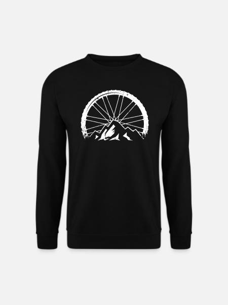 Mountain Bike MTB Fahrrad Rad - cooles Motiv - Unisex Pullover - Schwarz