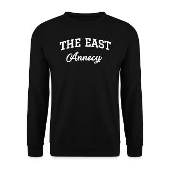 THE EAST Annecy - Sweat-shirt Unisexe - noir - Devant - Alina (178cm) & Michal (187cm)