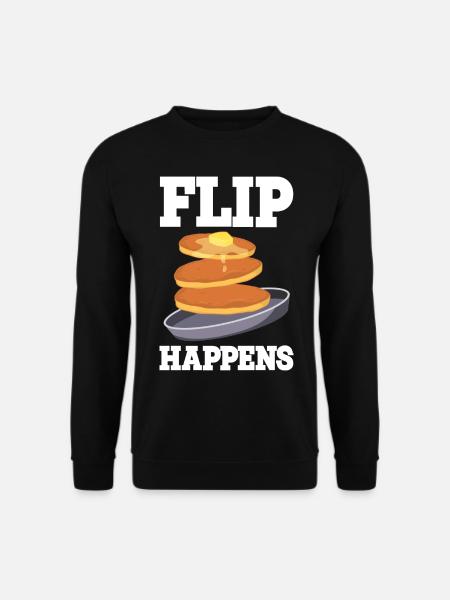 Pfannkuchen - Unisex Pullover - Schwarz