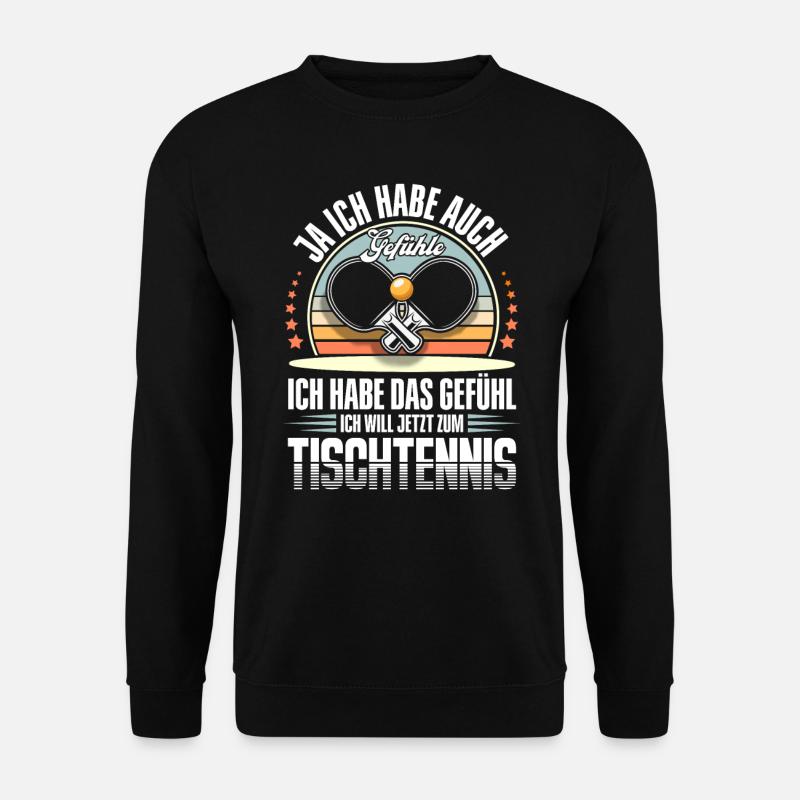 Tischtennis - Unisex Pullover - Schwarz