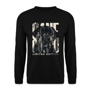 Propriétaire de chien Cane Corso - Sweat-shirt Unisexe - noir - Devant - Alina (178cm) & Michal (187cm)