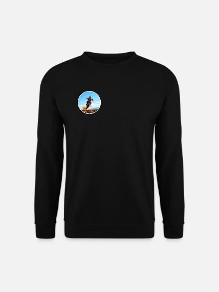 Motocross Farblogo - Weiß - Unisex Pullover - Schwarz