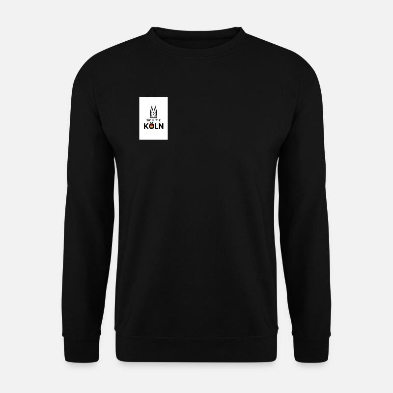 Köln Kompass 50°N 7°E Skyline - Unisex Pullover - Schwarz