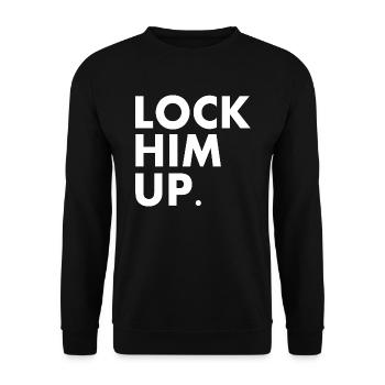 Lock him up - Sweat-shirt Unisexe - noir - Devant - Alina (178cm) & Michal (187cm)