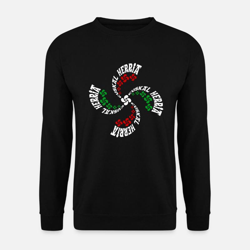 Baskenkreuz - Unisex Pullover - Schwarz