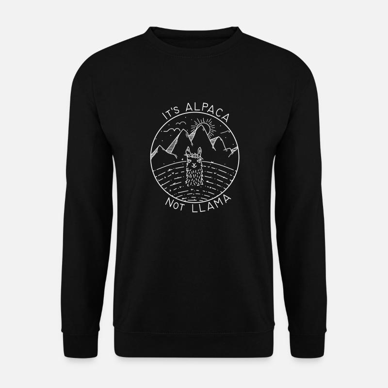Alpaka - Unisex Pullover - Schwarz
