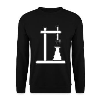 Chimiste chimiste chimiste assistant de laboratoire chimiste cadeau - Sweat-shirt Unisexe - noir - Devant - Alina (178cm) & Michal (187cm)
