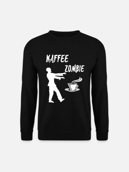 Coffee zombie - Unisex Sweatshirt - black