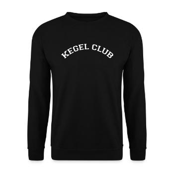 Kegel Club Team Member Verein Kegeltour - Unisex Pullover - Schwarz - Vorne - Alina (178cm) & Michal (187cm)