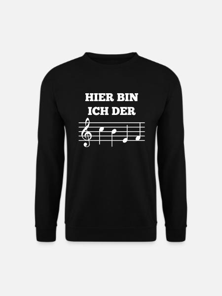 Hier bin ich der Chef! - Unisex Pullover - Schwarz