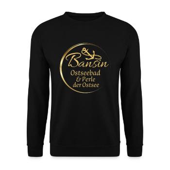 Bansin - Station balnéaire de la Baltique & perle de la mer Baltique - Sweat-shirt Unisexe - noir - Devant - Alina (178cm) & Michal (187cm)