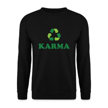 Nerd IT Geek Computer Scientist Programmer Gift - Unisex Sweatshirt - black - Front - Alina (178cm) & Michal (187cm)