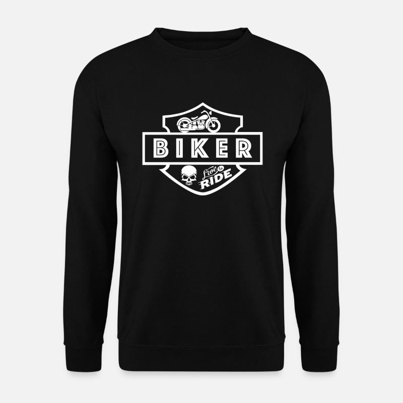 Biker Motorcycle - Unisex Sweatshirt - black