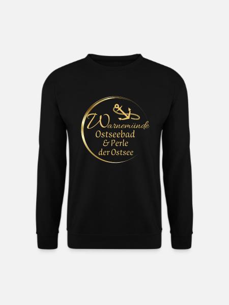Warnemünde - Ostseebad & Perle der Ostsee - Unisex Pullover - Schwarz