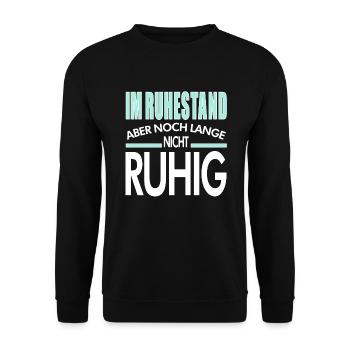 Retirement retirement retiree retirement gift - Unisex Sweatshirt - black - Front - Alina (178cm) & Michal (187cm)