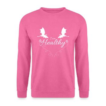 Je suis en bonne santé - Sweat-shirt Unisexe - rose - Devant