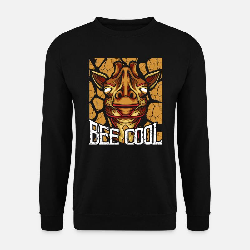 Giraffes pattern - Unisex Sweatshirt - black