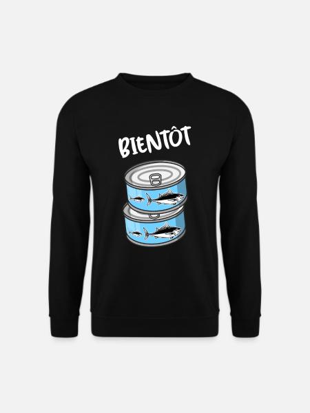 Tonton humour futur oncle cadeau drôle naissance - Sweat-shirt Unisexe - noir