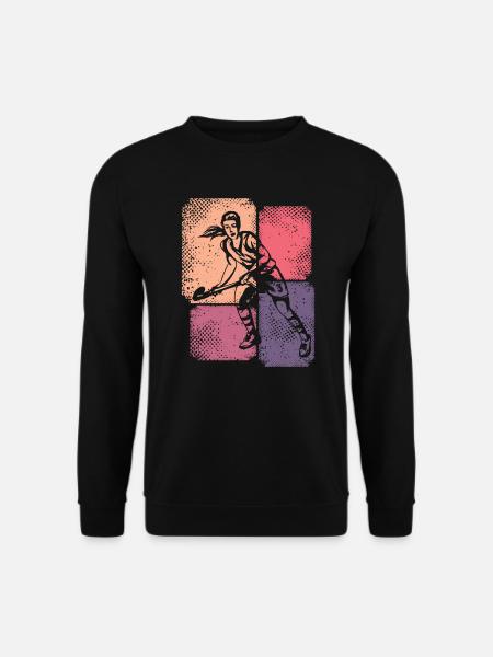 Hockeyspielerin Feldhockey Spielerin Frauen Hockey - Unisex Pullover - Schwarz