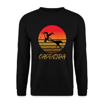 Capoeira - Unisex Sweatshirt - black - Front - Alina (178cm) & Michal (187cm)