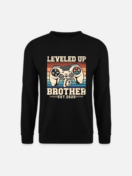 Promoted to Brother 2025 - Unisex Sweatshirt - black