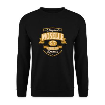 Moselle - Sweat-shirt Unisexe - noir - Devant - Alina (178cm) & Michal (187cm)
