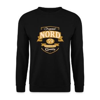 Nord - Sweat-shirt Unisexe - noir - Devant - Alina (178cm) & Michal (187cm)