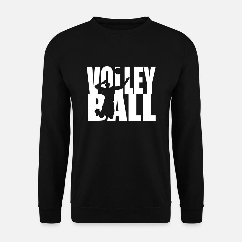 Volleyball - Unisex Pullover - Schwarz