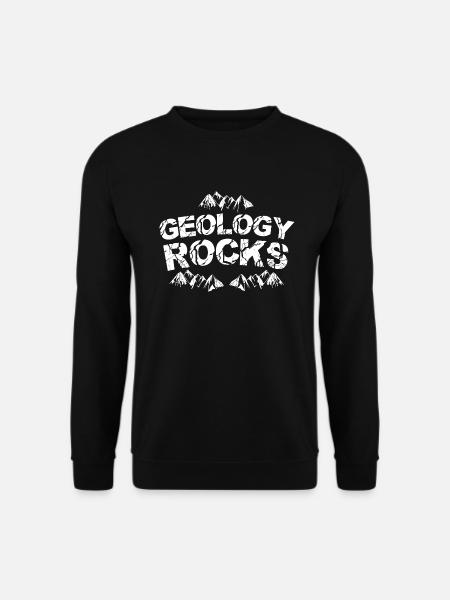 Geologie Geologe Geologin Geowissenschaften Steine - Unisex Pullover - Schwarz