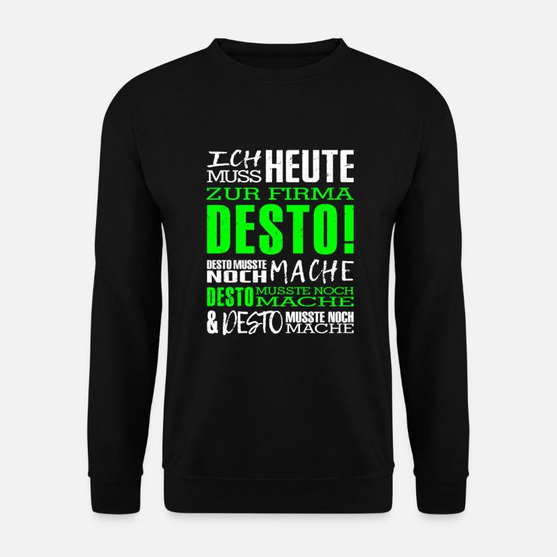 Firma Desto - Unisex Pullover - Schwarz